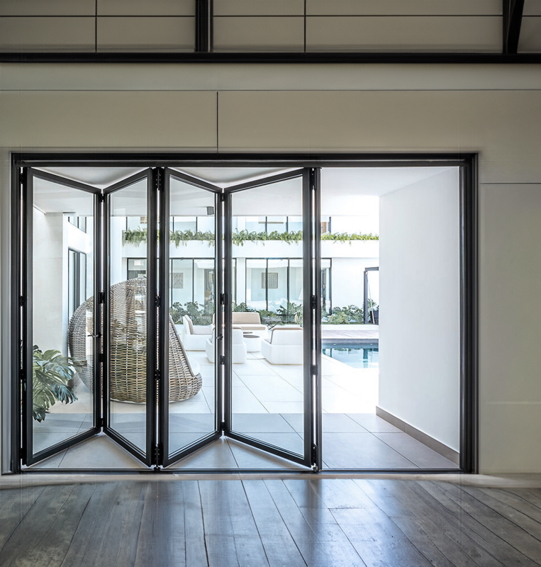 THERMAL BREAK SLIDING FOLDING DOORS